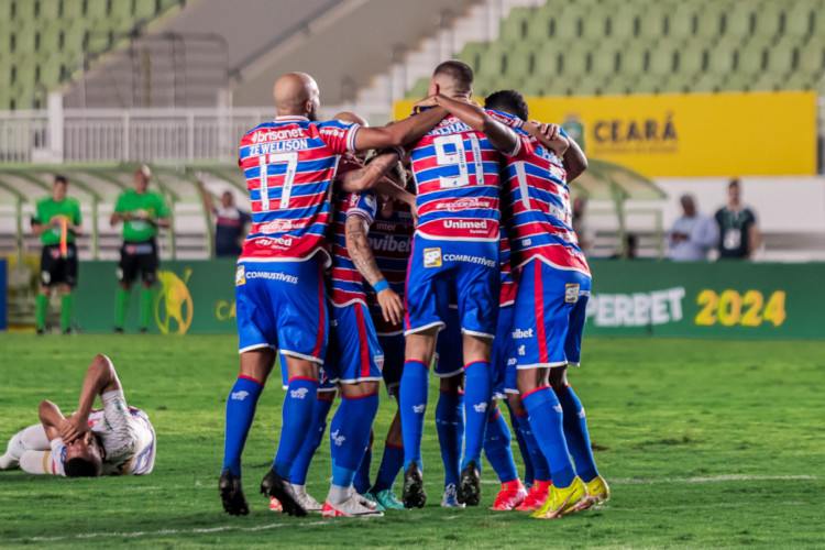 Pikachu comemora gol marcado diante do Barbalha