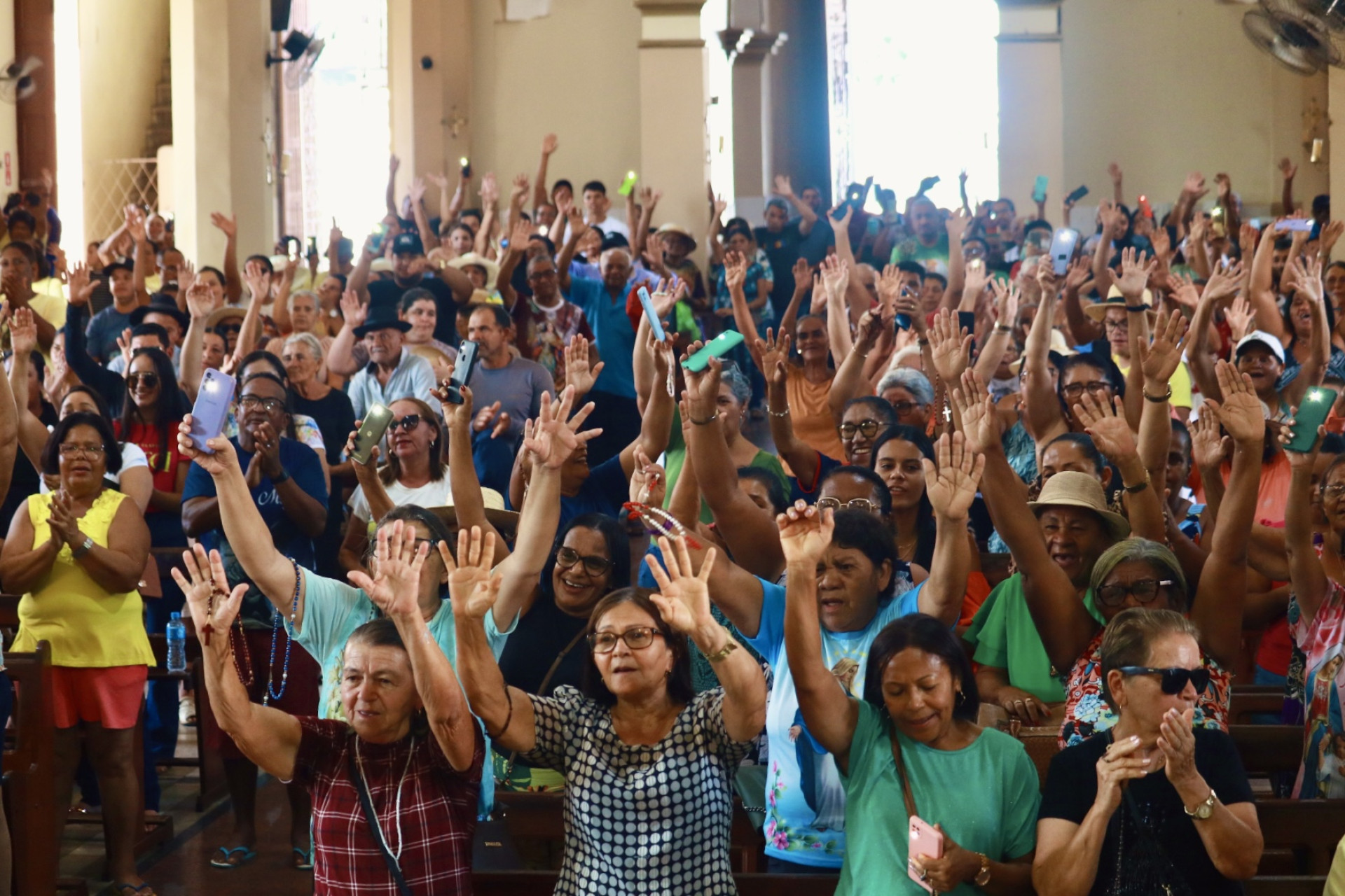 Romeiros lotam Juazeiro do Norte em primeiro dia da Romaria de Nossa Senhora das Dores (Foto: ASCOM / Basílica Nossa Senhora das Dores)