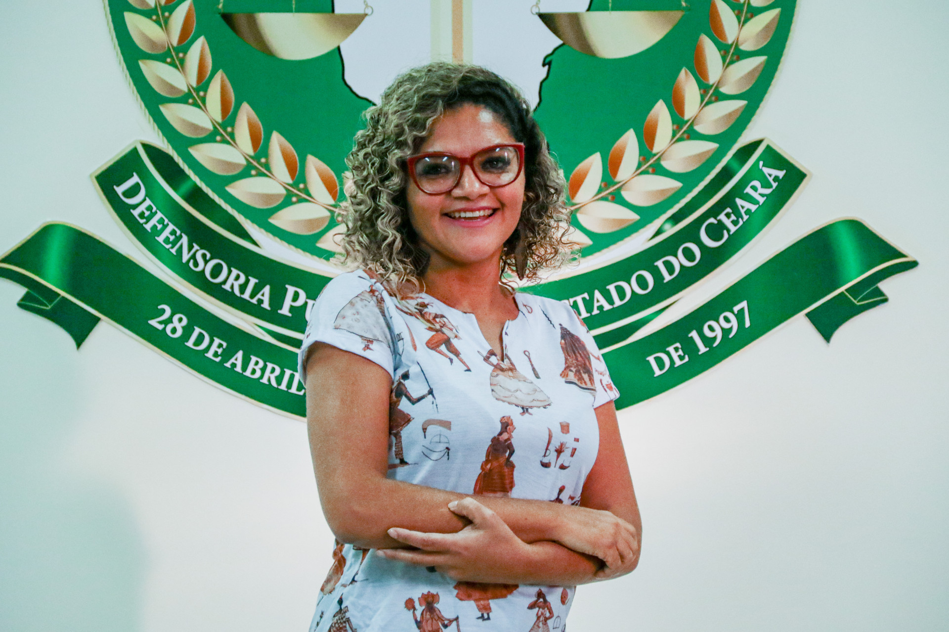 A historiadora Joyce Ramos assumiu a ouvidoria externa da Defensoria Pública do Ceará em setembro de 2023 (Foto: Yuri Allen/Especial para O Povo)