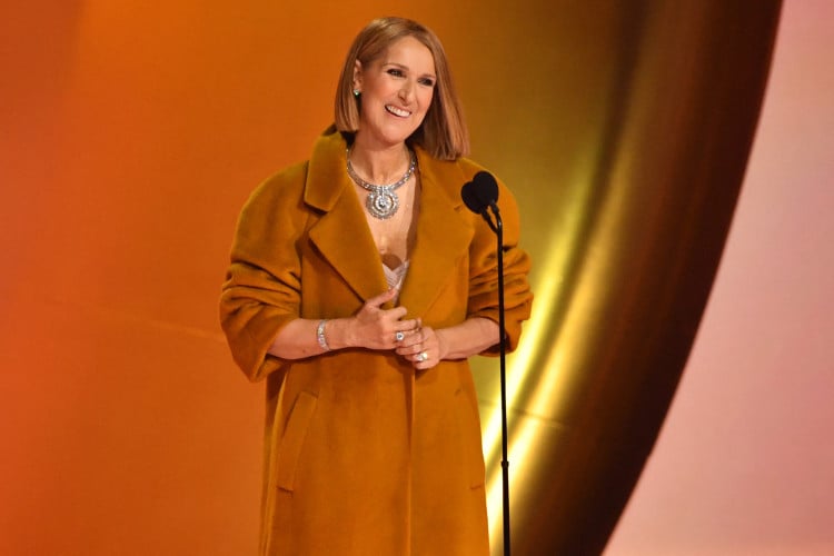 Céline Dion faz aparição surpresa na cerimônia do Grammy 2024