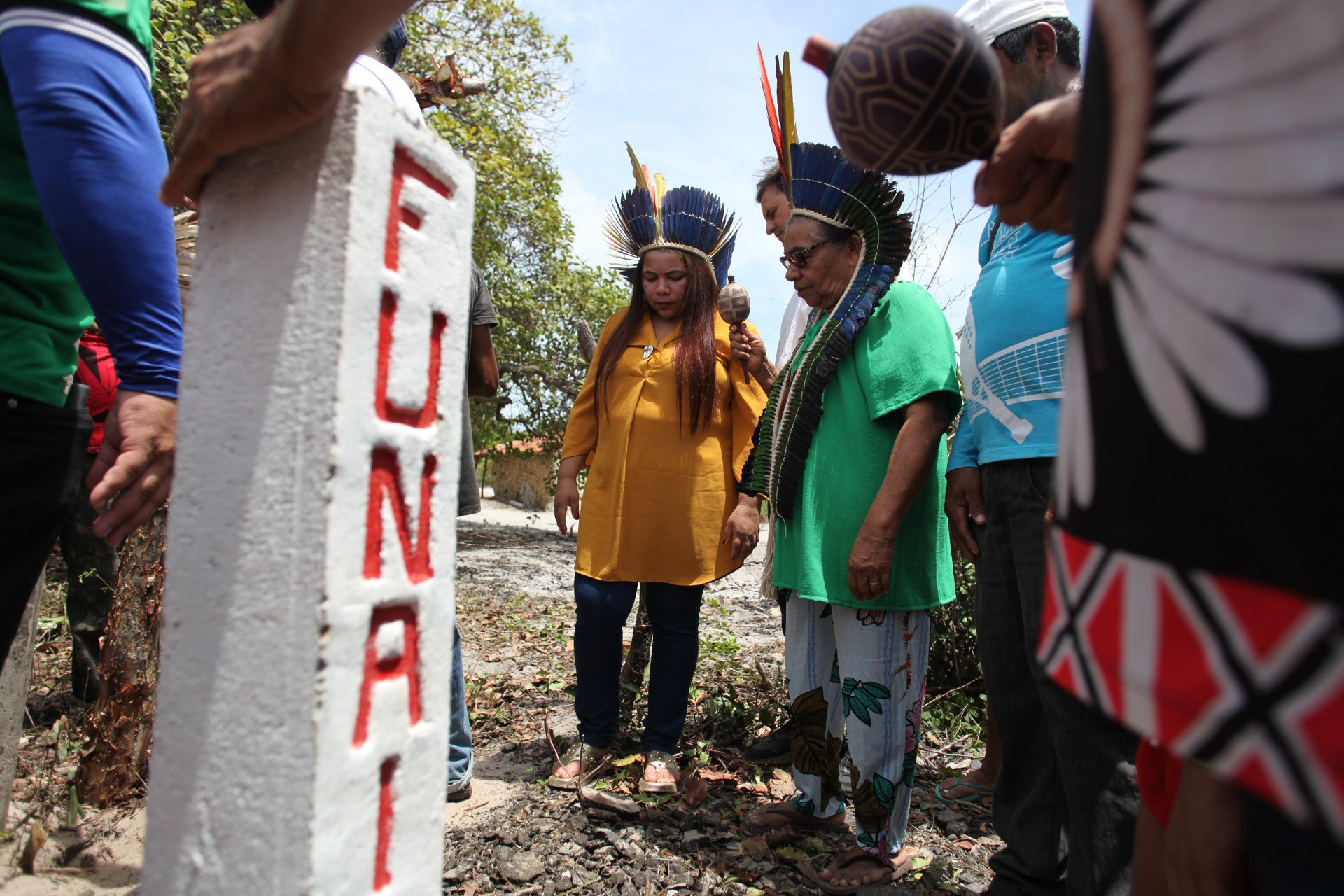 ￼PRIMEIRO marco foi colocado na Beira da Trilha da Lagoa da Encantada (Foto: FÁBIO LIMA)