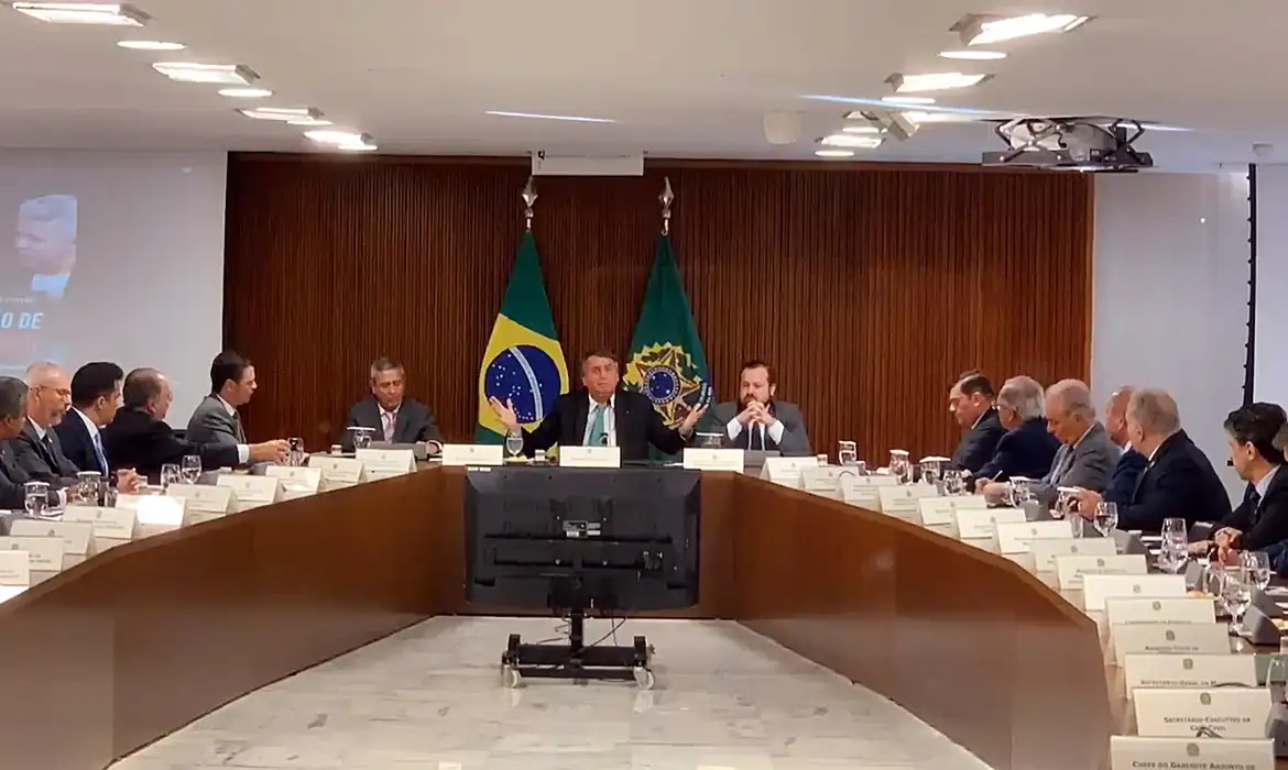 Em vídeo, Bolsonaro orienta ministros a questionar urnas e Judiciário (Foto: Divulgação/Agência Brasil)