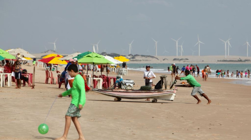 Imagem de apoio ilustrativo. Dia 30 de novembro é feriado em algumas de cidades ao redor do Brasil, inclusive em Paracuru (na foto), no litoral do Ceará 