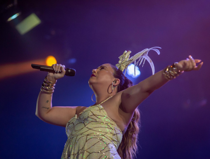 Maria Rita foi destaque no último dia de Carnaval no Aterrinho 