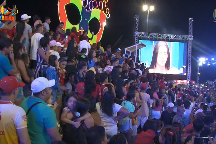 Torcidas dos bois Caprichoso e Garantido comemoraram igualmente a permanência de Isabelle em Paredão do Big Brother Brasil 2024 (BBB 24)
