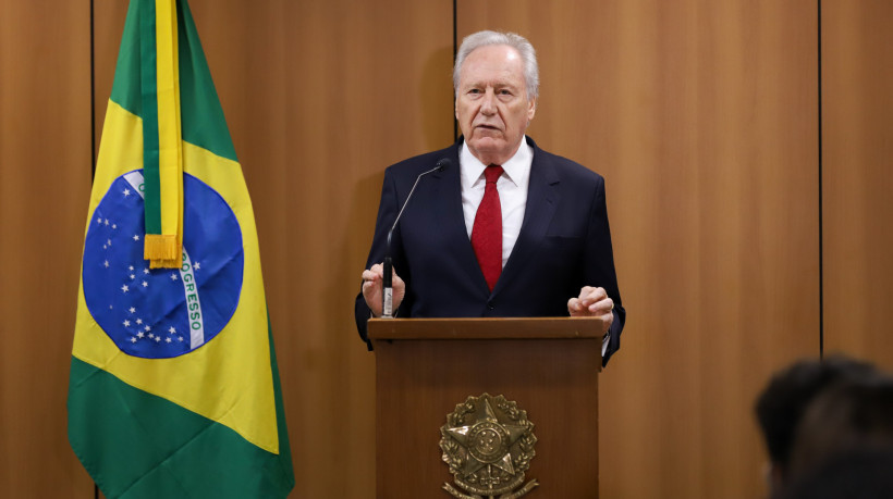 ￼Ministro Ricardo Lewandowski durante pronunciamento