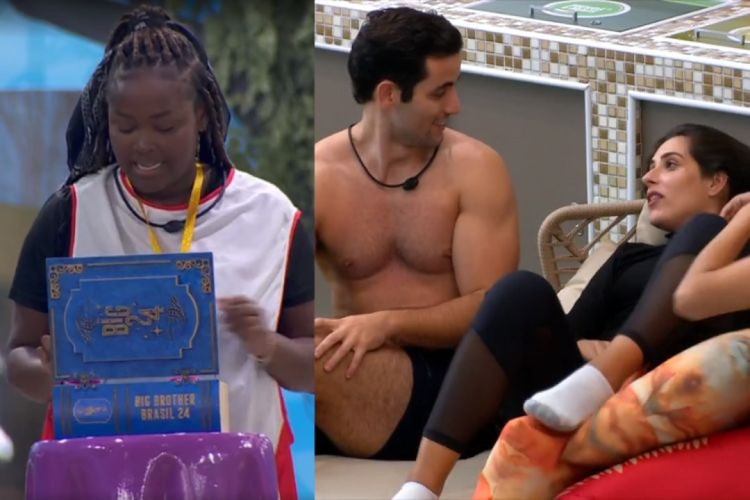 BBB 24: Madrugada tem escolhas da líder e casal dormindo separado
