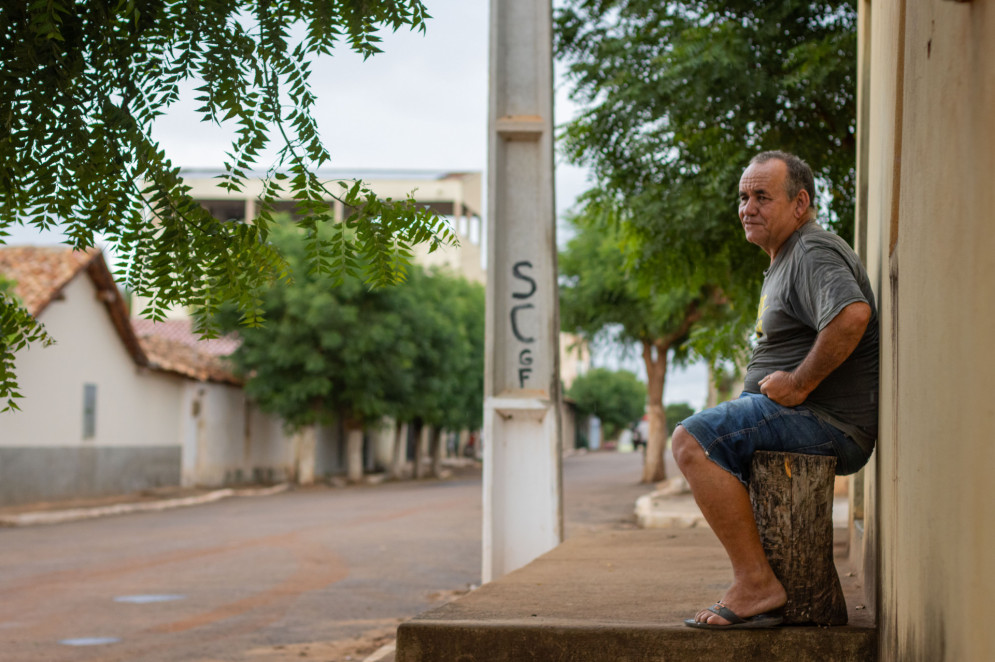 Para Antonio Pereiro, agricultor em Poranga, é vantagem que parte do território do Ceará vá para o Piauí(Foto: AURÉLIO ALVES)