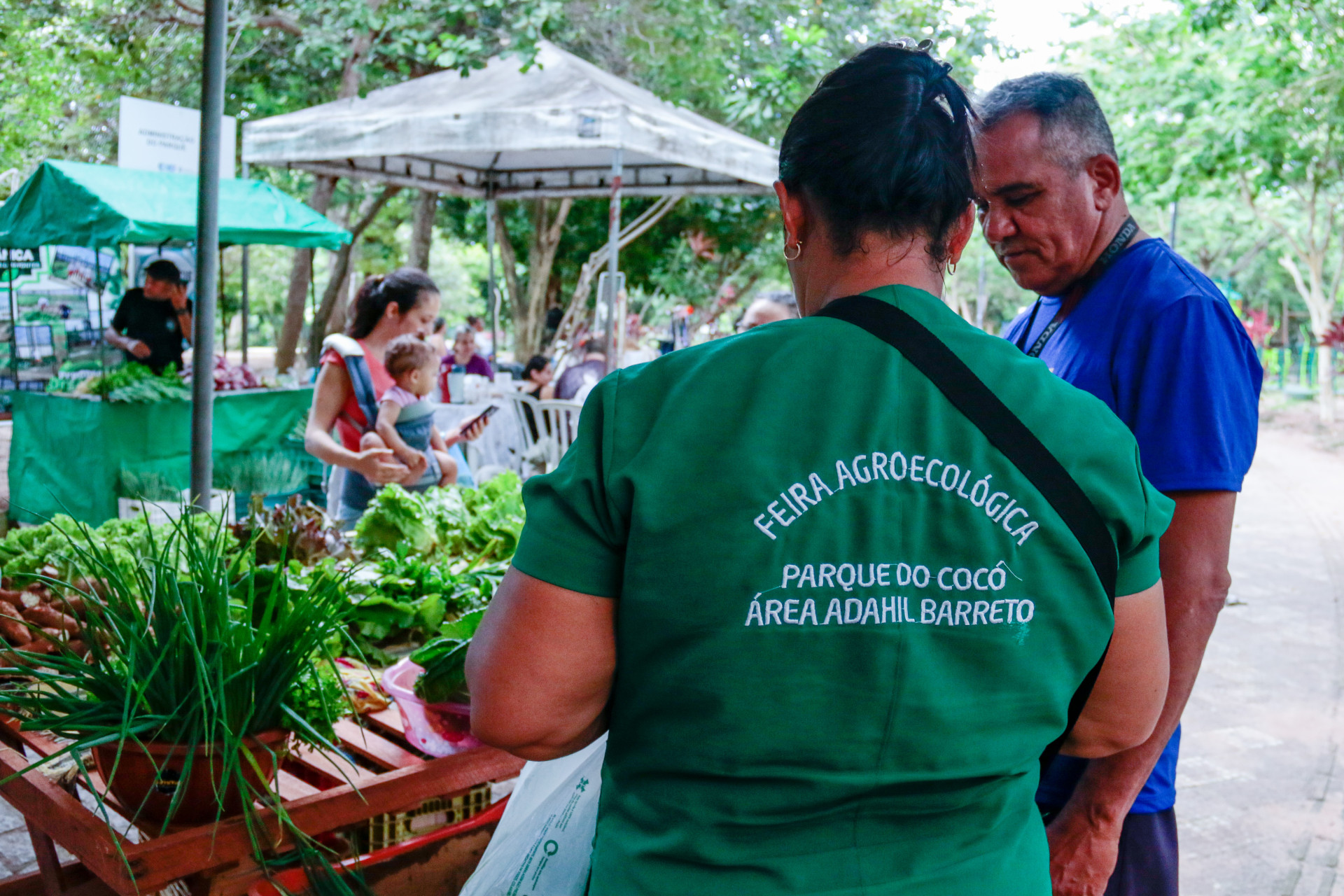 FORTALEZA, CEARÁ, BRASIL 17-02-2024: Parque Adahil Barreto-100ª Edição da Feira Agroecológica. (Foto: Yuri Allen/Especial para O Povo)