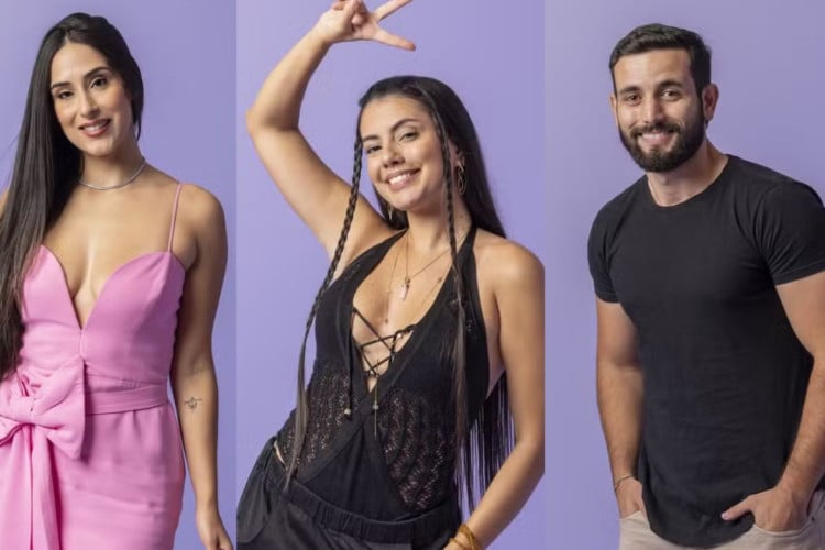 Nono Paredão do Big Brother Brasil 2024: Deniziane, Fernanda e Matteus 