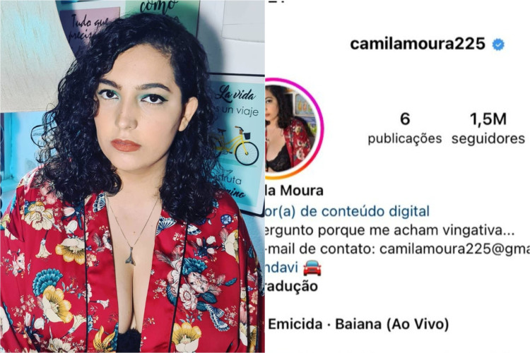Esposa de Lucas Buda,Camila Moura, ultrapassa 1 milhõ de seguidores no Instagram