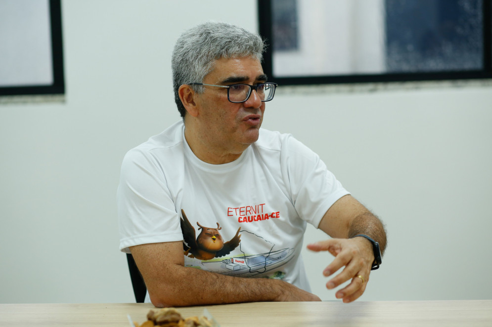 FORTALEZA-CE BRASIL, 06.03.2024: Inauguração da fabrica Enertnit em Caucaia  (Foto Joao Filho Tavares  O Povo)