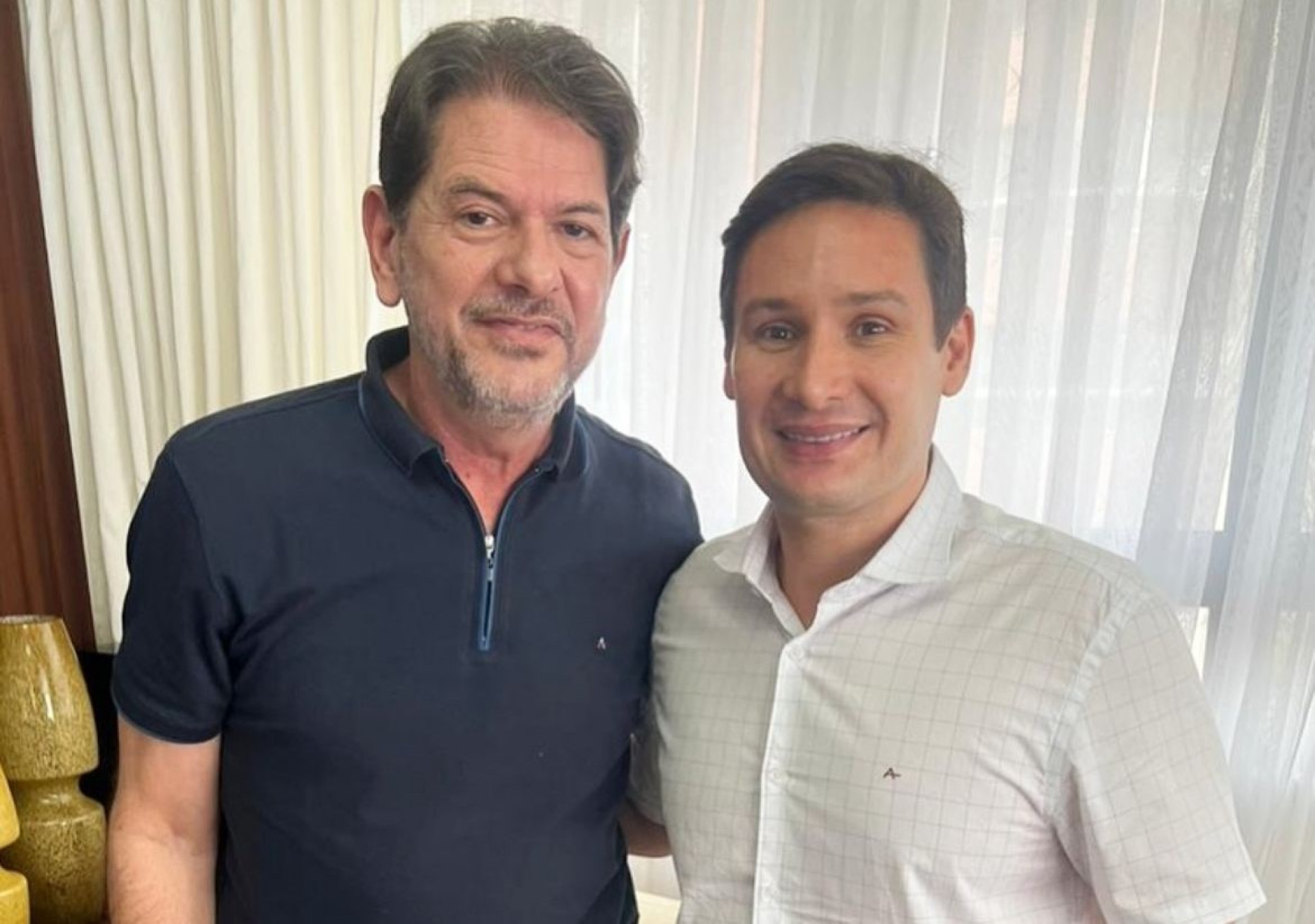 Deputado estadual Marcos Sobreira e senador Cid Gomes (Foto: Reprodução: Instagram)