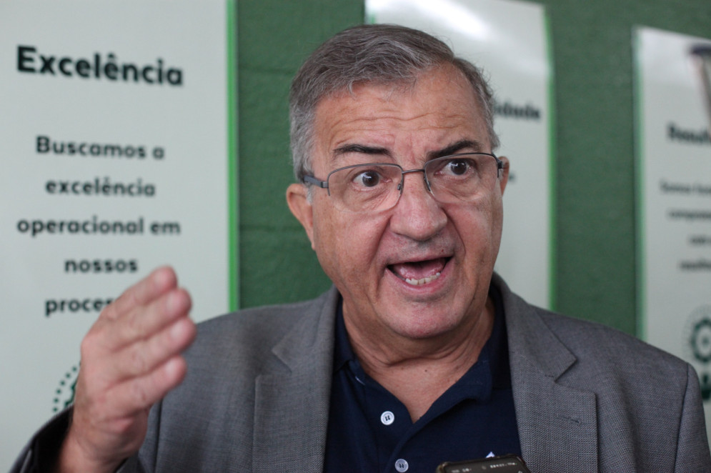 CAUCAIA, CEARÁ, BRASIL,08.03.2024: Miguel Nery, diretor presidente da Cegás. Inauguração do novo sistema que faz mistura controlada de biometano com gás natural na rede da Cegás, no Ceará