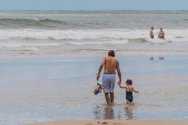 Tal qual semana passada, a Praia do Futuro permanece imprópria para banho essa semana



