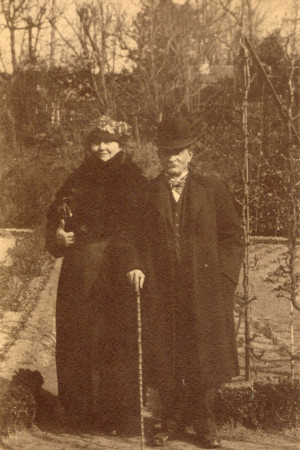 Achille e Rosa Coblenz Boris, bisavós de Charles Boris(Foto: Arquivo pessoal da família Boris)