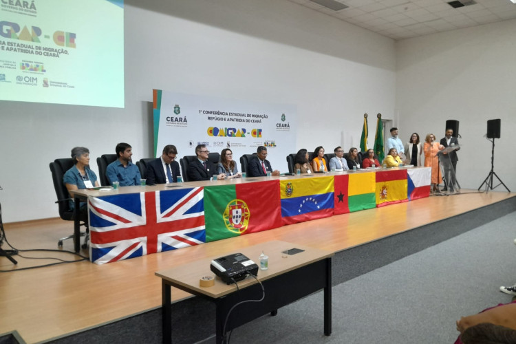 Todos os contatados estavam presentes na 1ª Conferência Estadual de Migração, Refúgio e Apatridia do Ceará (Comigrar-CE)