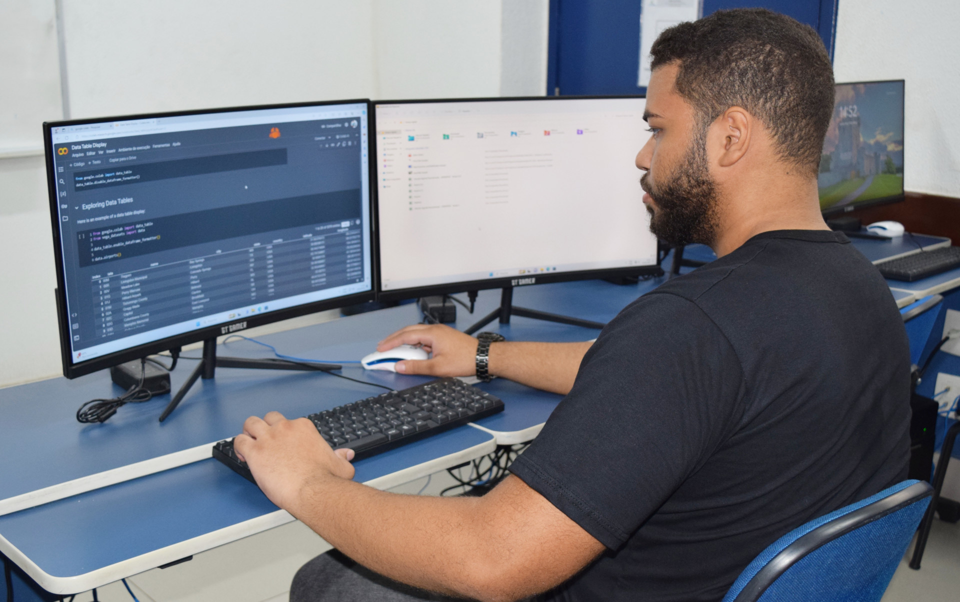 Em sala de aula, os alunos poderão desenvolver atividades práticas com os recursos tecnológicos mais modernos usados pelos profissionais das duas áreas