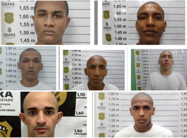 Detentos fugiram da Unidade Prisional Professor José Sobreira de Amorim, em Itaitinga, na Região Metropoliatana de Fortaleza (RMF) 
