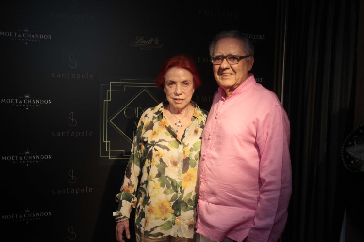 Na foto, Lucy Barreto e Luiz Carlos Barreto, produtores cinematográficos cearenses. 