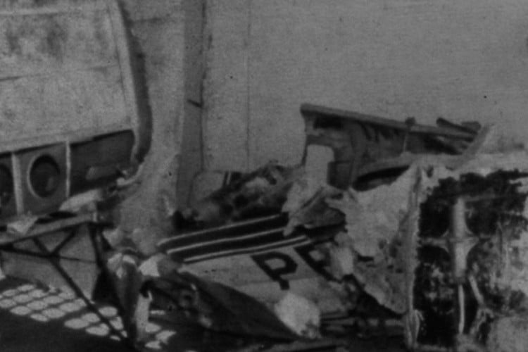 Destroços do avião que levava o ex-presidente Castello Branco