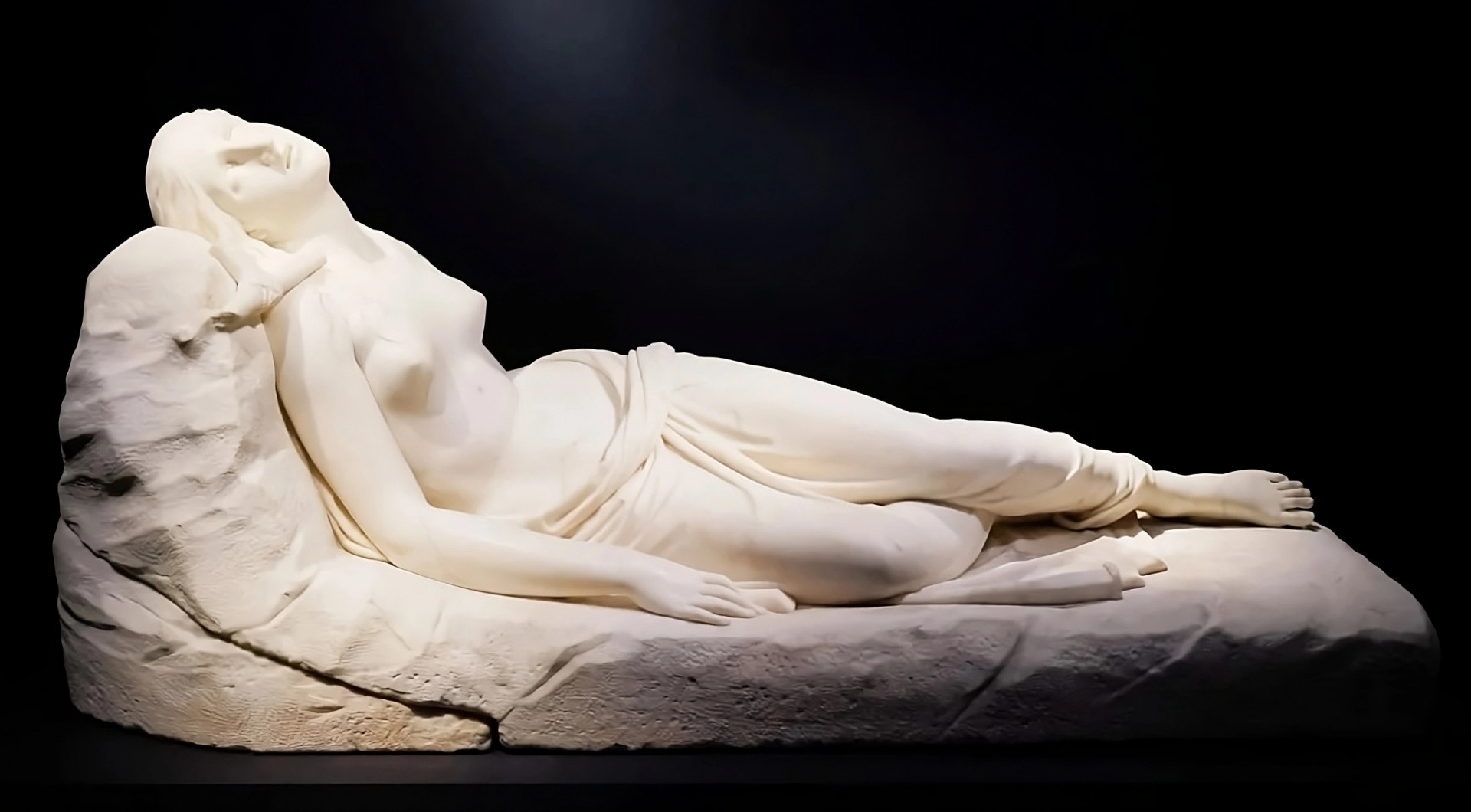 Escultura de mármore de Maria Madalena, criação do artista Antonio Canova (Foto: Divulgação/Christie's)