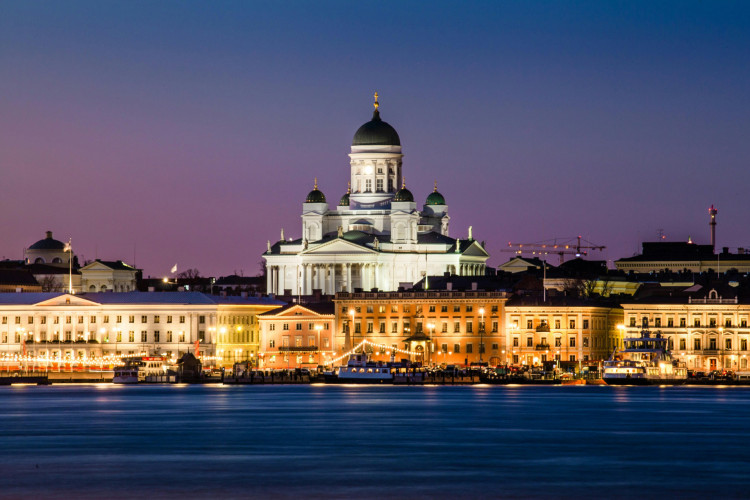 Helsinque, capital da Finlândia. País é considerado a nação mais feliz do mundo pelo 7º ano consecutivo em ranking da ONU 