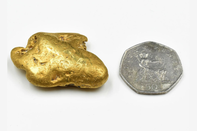 Pepita de ouro pode ser leiloada por R$ 189 mil
