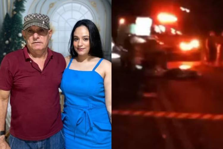 A filha de Donatto Candido, Kamilly, pilotava uma motoneta e colidiu com carro de passeio, no Paraná
