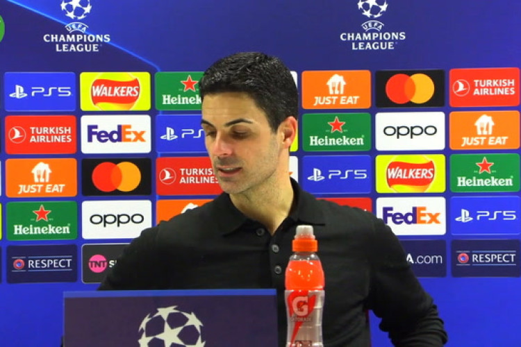Arteta exalta classificação na Champions League após 14 anos