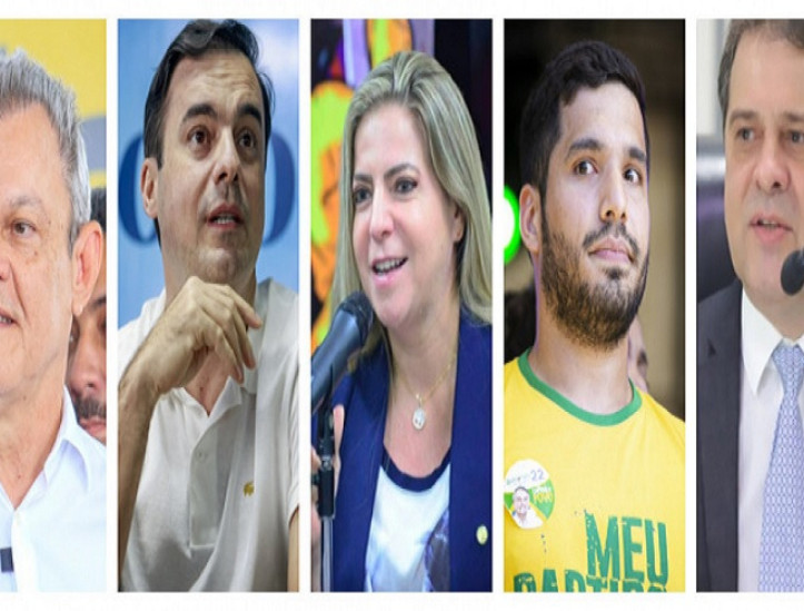 Sarto, Wagner, Luizianne, Fernandes e Evandro são pré-candidatos à Prefeitura de Fortaleza 