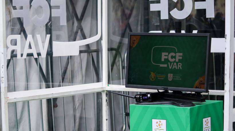 FORTALEZA, CEARÁ, BRASIL, 30-03-2024: FCF VAR no primeiro jogo da Final do Campeonato Cearense, Fortaleza 0 x 0 Ceará no Castelão. (Foto: Samuel Setubal)