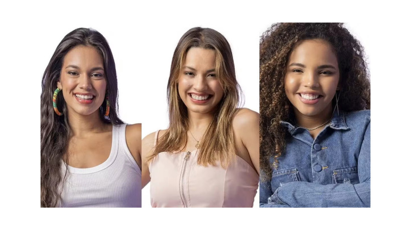 Alane, Beatriz e Pitel disputam o 16º Paredão do Big Brother Brasil 2024 (BBB 24); vote na enquete O POVO em quem você quer que saia do programa 