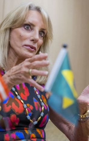 Elizabeth Frawley Bagley, embaixadora dos Estados Unidos no Brasil(Foto: FCO FONTENELE)