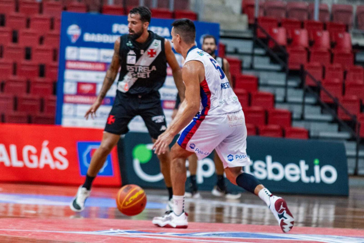 Fortaleza BC e Vasco duelando pela 23ª rodada do NBB