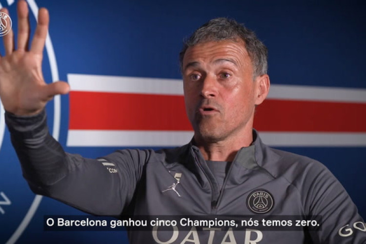 Técnico do PSG, Luis Enrique fala sobre enfrentar ex-clube Barcelona: 