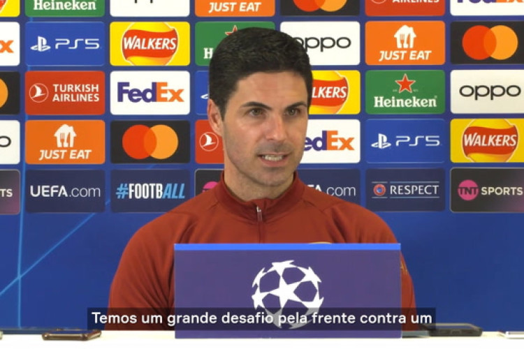 Arteta está confiante para enfrentar o Bayern de Munique na UEFA Champions League