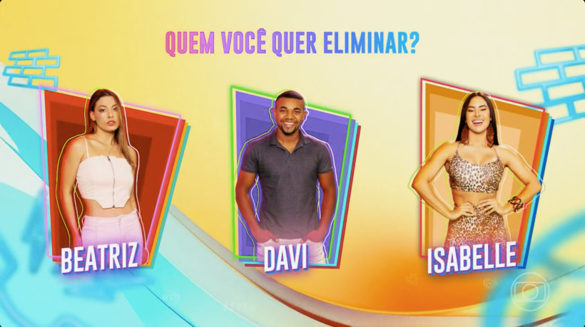 Vote na enquete O POVO em quem você acha que deve sair no 20º Paredão do Big Brother Brasil 2024: Beatriz, Davi ou Isabelle? 