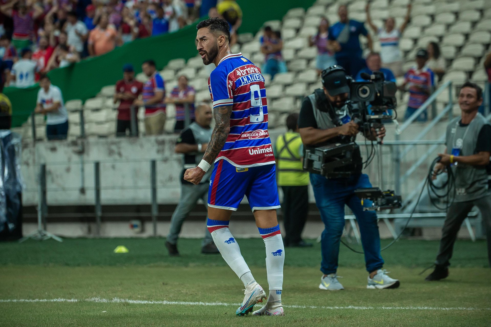 Lucero anotou quatro gols nos últimos três jogos (Foto: Davi Rocha/Especial para O Povo)