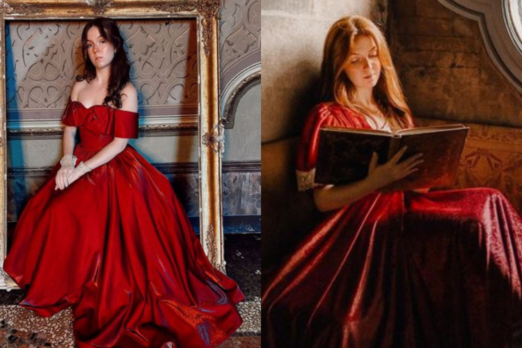 Jovem, de 22 anos, mora em castelo e recria cenas de filmes de princesa