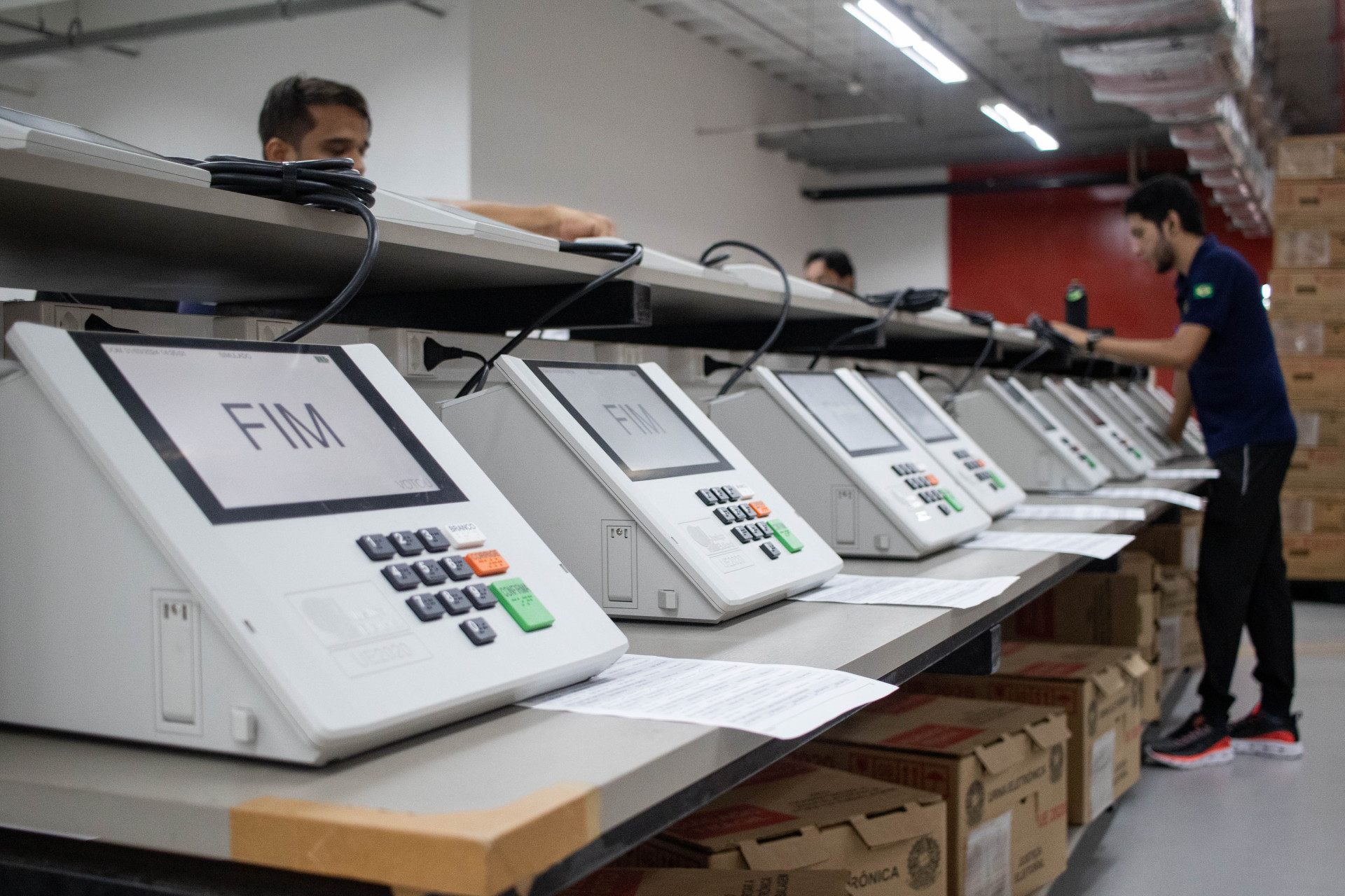 ￼NOVAS urnas eletrônicas para eleições de 2024 (Foto: Samuel Setubal)