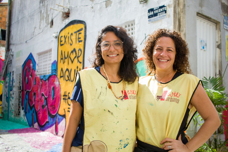 Arquitetas e urbanistas Laura Rios e Liana Feingold, do curso de especialização em Arquitetura e Projeto Sustentável da Universidade de Fortaleza (Unifor)(Foto: Samuel Setubal)