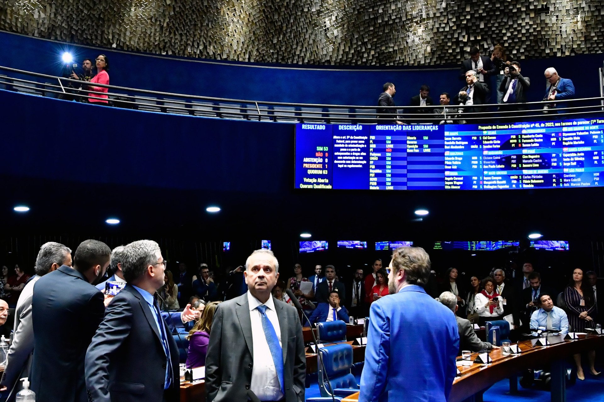 ￼PLENÁRIO do Senado na votação sobre a criminalização da posse de drogas (Foto: Waldemir Barreto/Agência Senado)