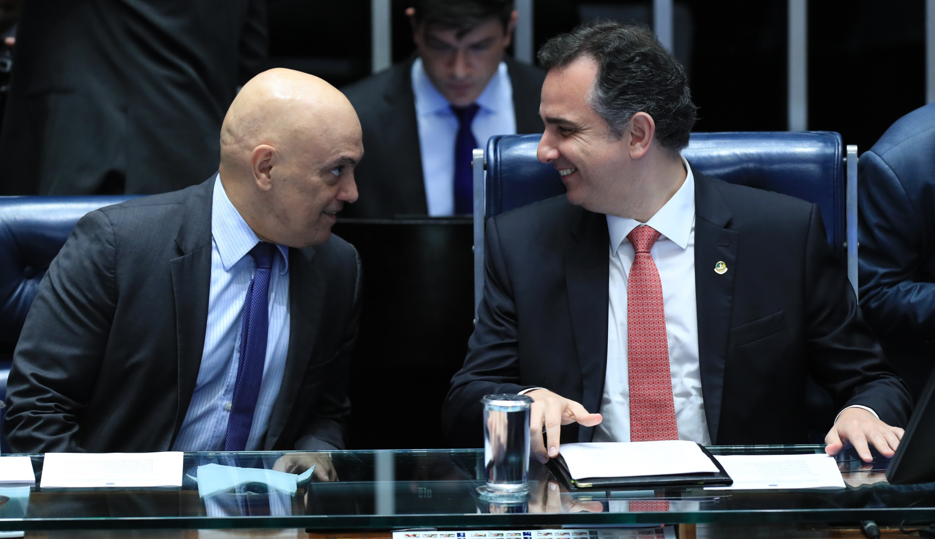 ALEXANDRE de Moraes e presidente do Senado, Rodrigo Pacheco (Foto: Lula Marques/ Agência Brasil)