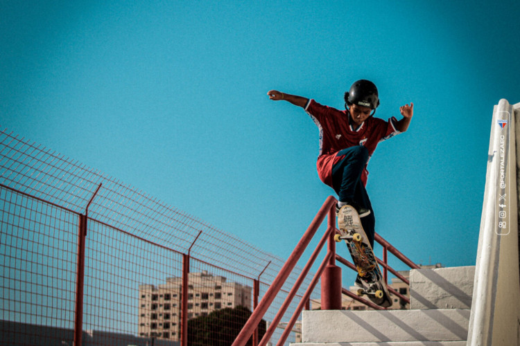 O skatista Wrick Santhiago representará o Fortaleza nas modalidades street e park 