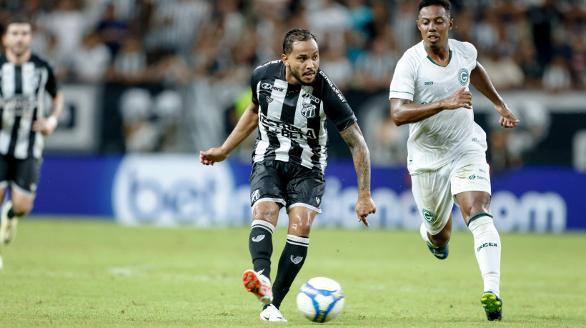 Lourenço marcou o gol de empate do Ceará diante do Goiás na estreia na Série B 