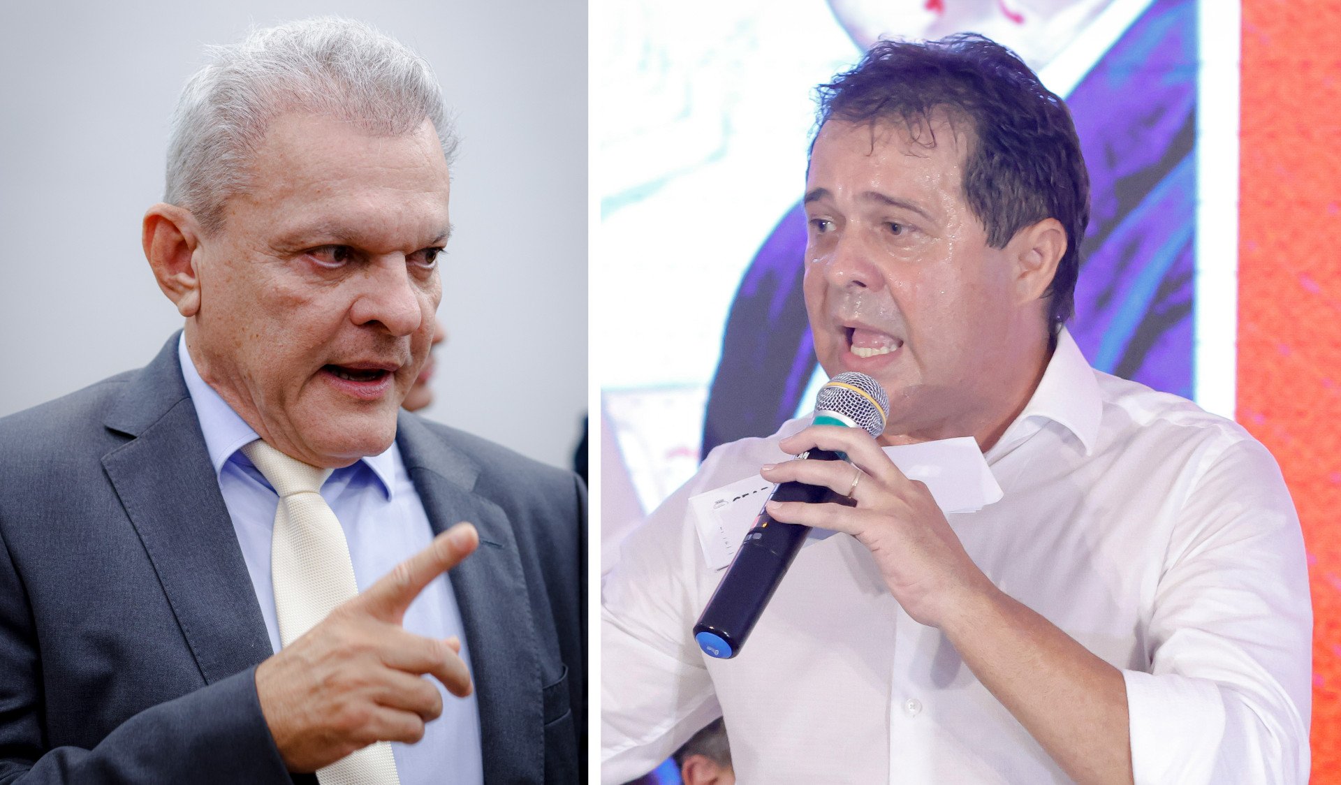 José Sarto e Evandro Leitão batem boca pelas redes sociais (Foto: AURÉLIO ALVES)