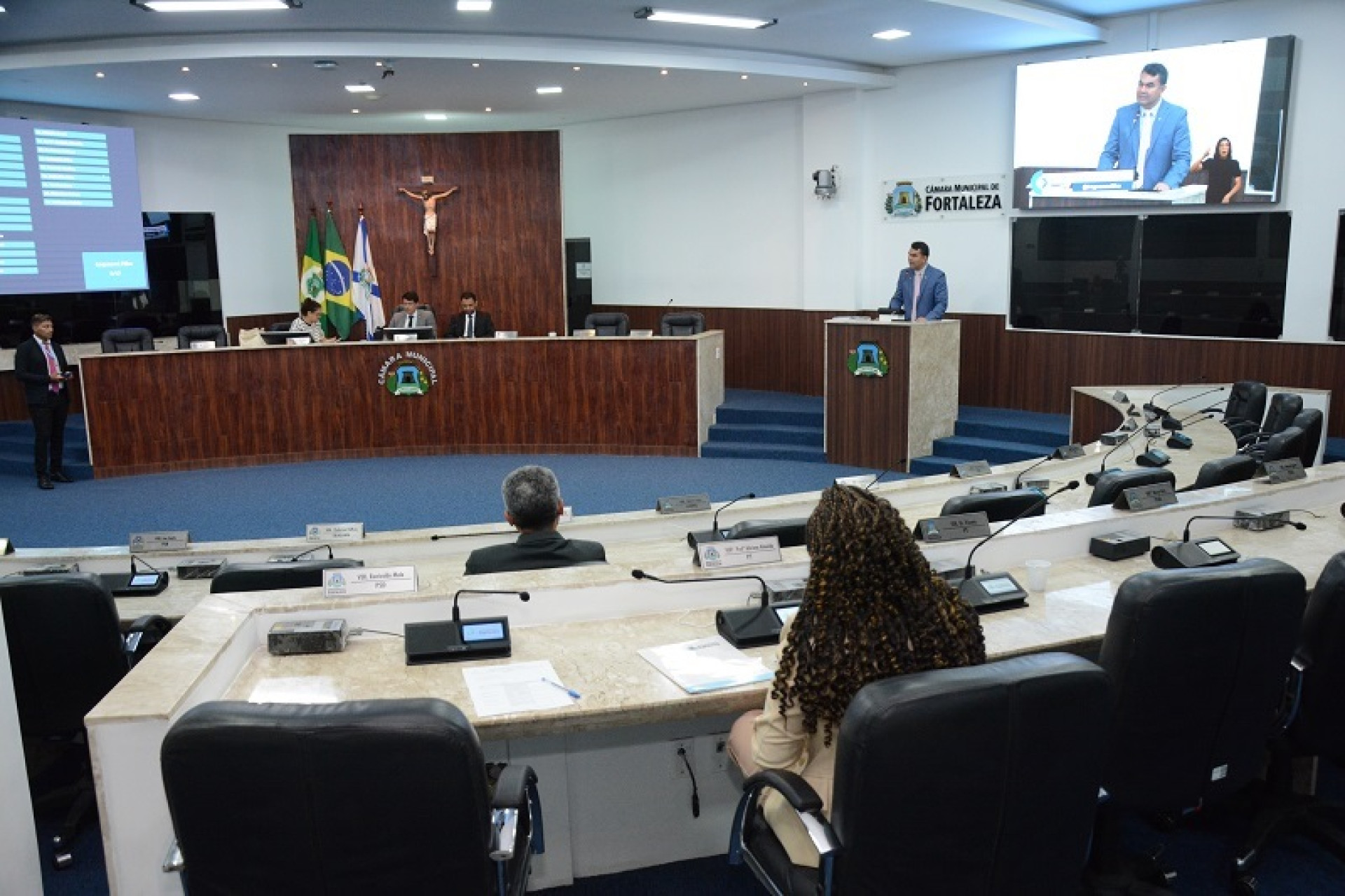 ￼DEBATE na Câmara Municipal sobre crime no IJF (Foto: Érika Fonseca/Câmara Municipal de Fortaleza)
