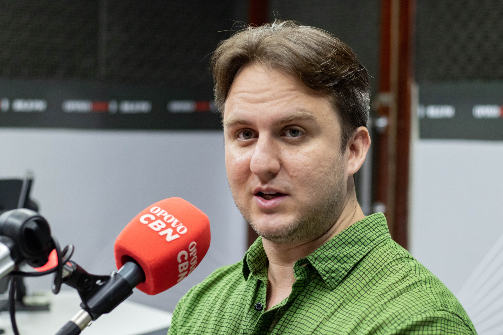 FORTALEZA, CEARÁ, BRASIL, 24-04-2024: Thalis Braga, presidente do Fortaleza Basquete Cearense, participa do Esportes do Povo. (Foto: Samuel Setubal/ O Povo)