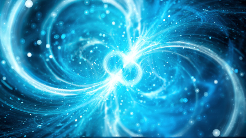 Concepção artística de um magnetar, ou estrela de nêutrons. 